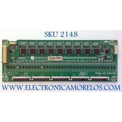 LED DRIVER PARA TV HISENSE / NUMERO DE PARTE 283447 / RSAG7.820.9602/ROH / 4DE38165B / E193079 / PANEL HD550X6U51-T1 / DISPLAY T550QVN07.3 / MODELO 55U8G 55U6FUA / 55U8K 55U6FUA